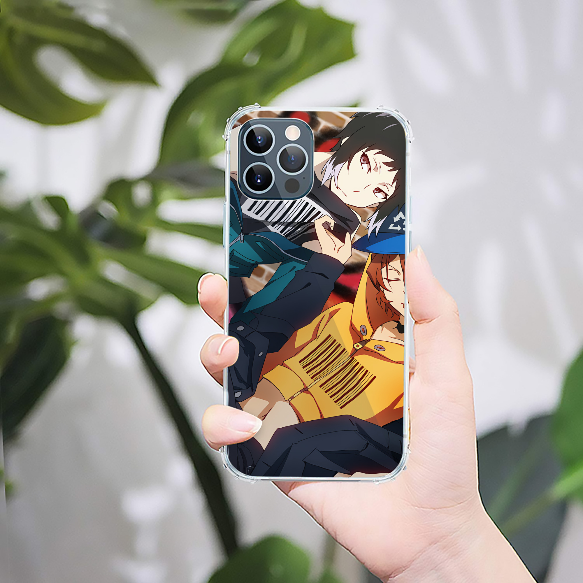 （画像用） 文豪ストレイドッグス Bungo Stray Dogs 【iPhone 12シリーズ対応】透明スマホケース（クリアソフトケース）